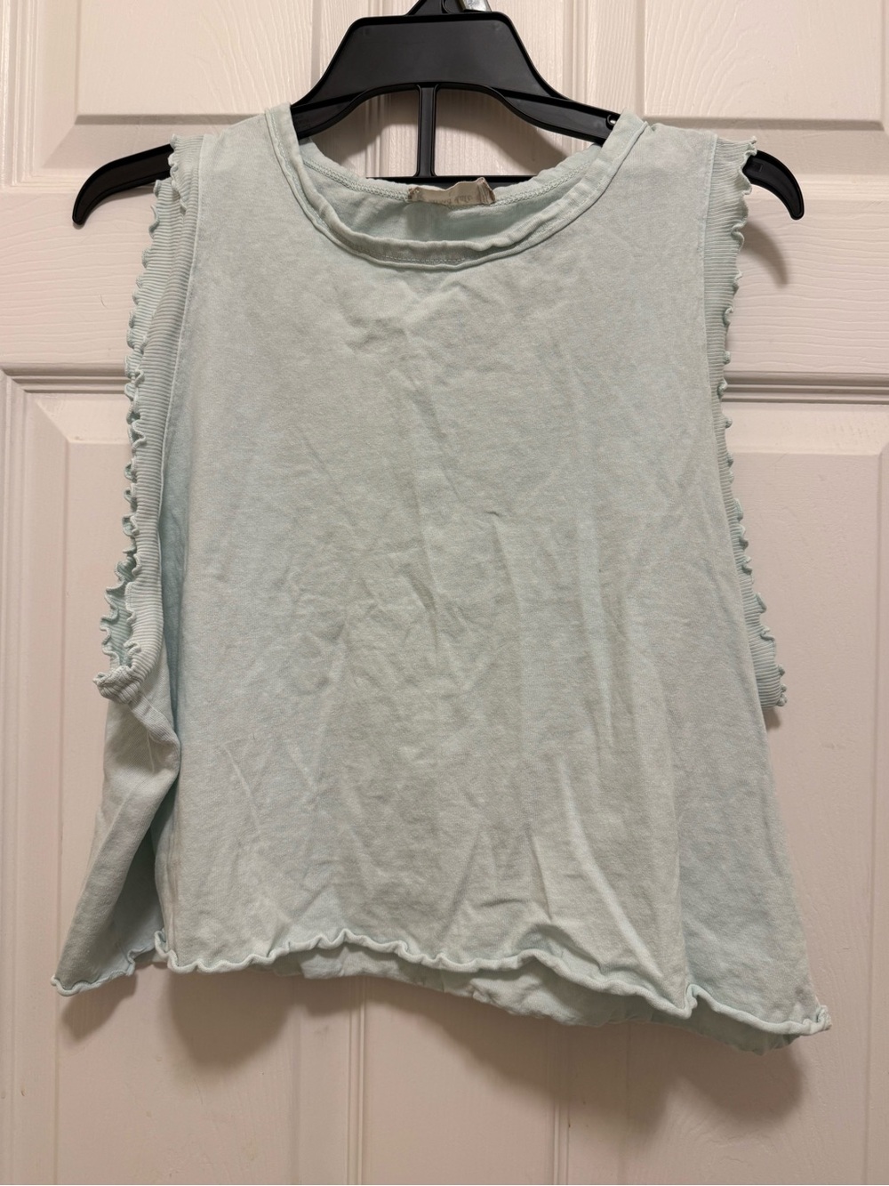 Altered State Ruffled Edge Crop Tank - Picture 2 of 3